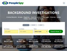 Tablet Screenshot of peoplespy.com